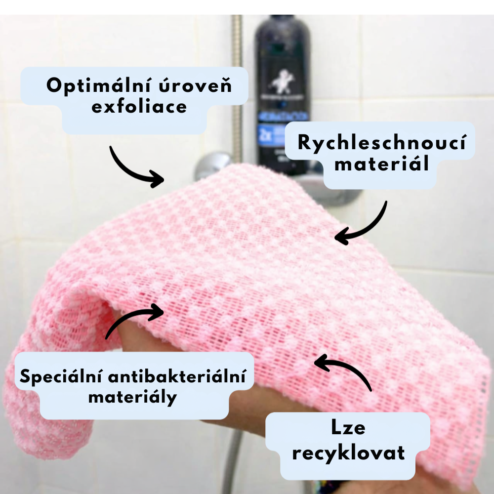 LINUM – Antibakteriální Peelingový Ručník