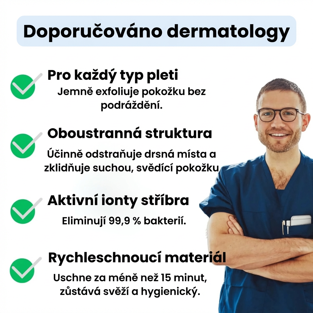 LINUM – Antibakteriální Peelingový Ručník